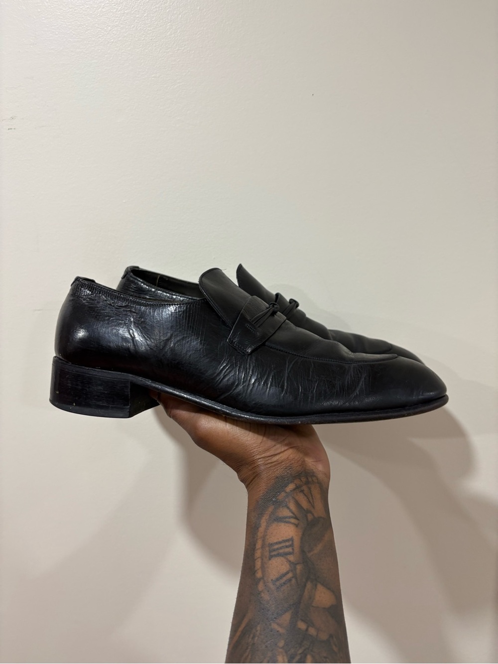 Vintage Florsheim Leather Penny Loafers
